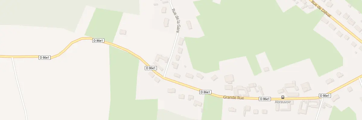 Plan du 6 Rue de la Gare à Bajus