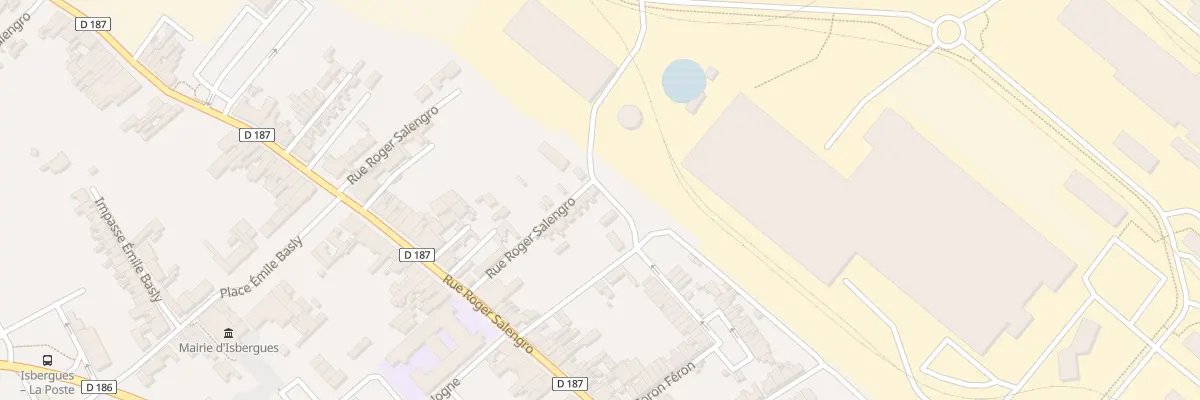 Plan du 135 Rue Roger Salengro à Isbergues