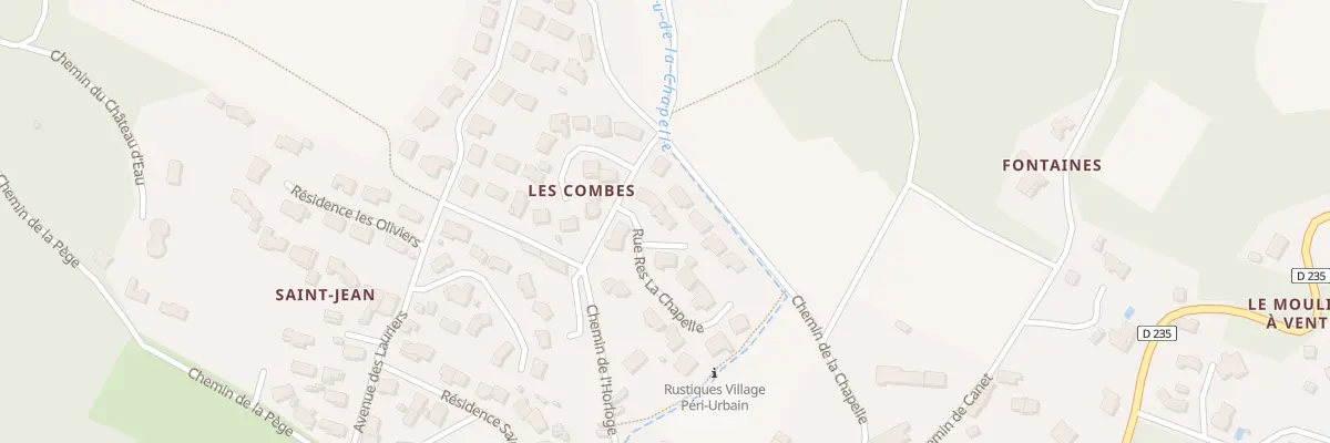 Plan du 5 Rue Res La Chapelle à Rustiques