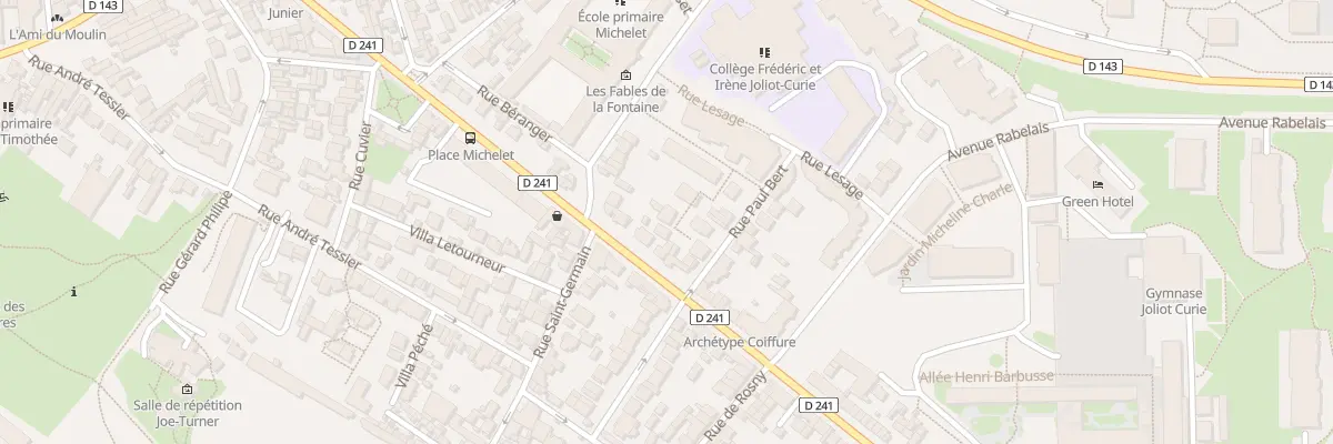 Plan du 25 Rue Paul Bert à Fontenay-sous-Bois