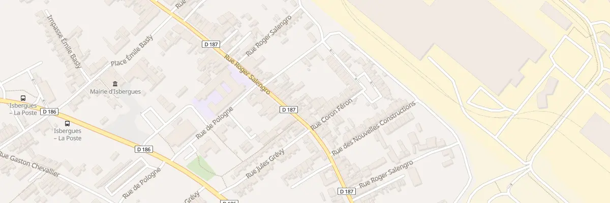 Plan du 173 Rue Roger Salengro à Isbergues