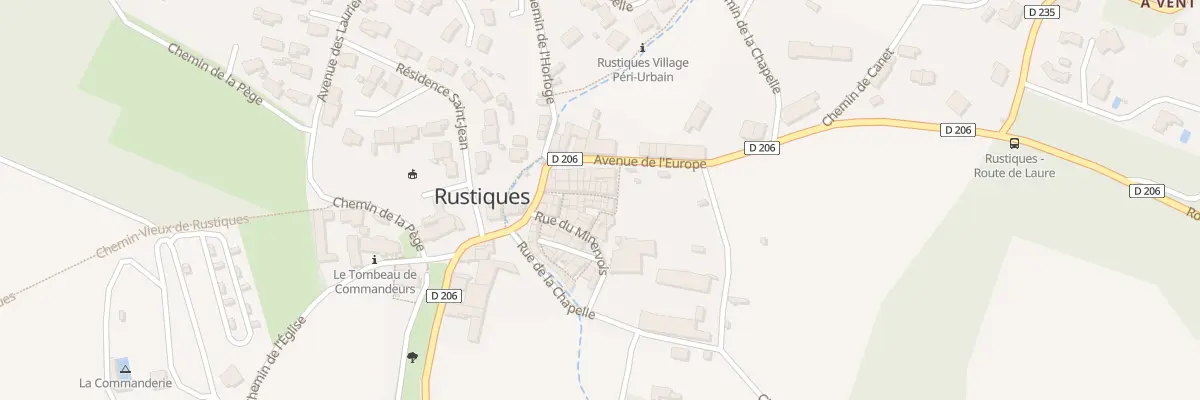 Plan du 3 Rue du 11 Novembre à Rustiques