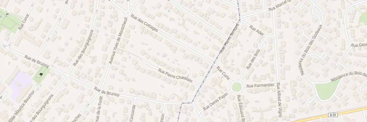 Plan du 28 Rue des Cottages à Montgeron