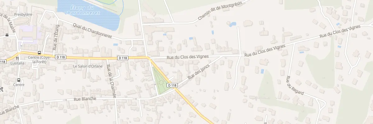 Plan du 8B Rue du Clos des Vignes à Coye-la-Forêt