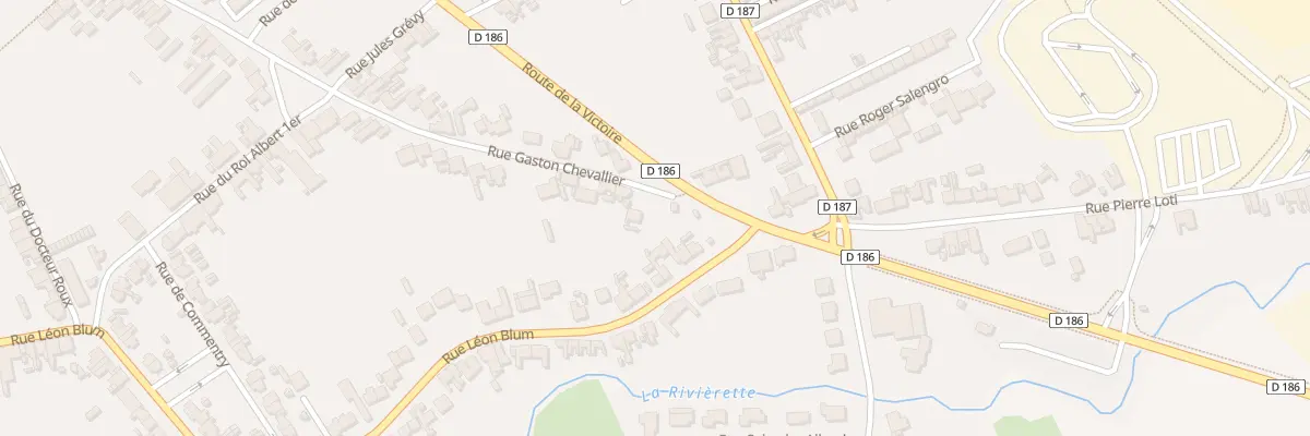 Plan du 668 Rue Gaston Chevallier à Isbergues