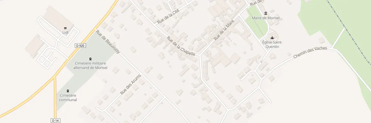 Plan du 5 Rue de la Chapelle à Morisel