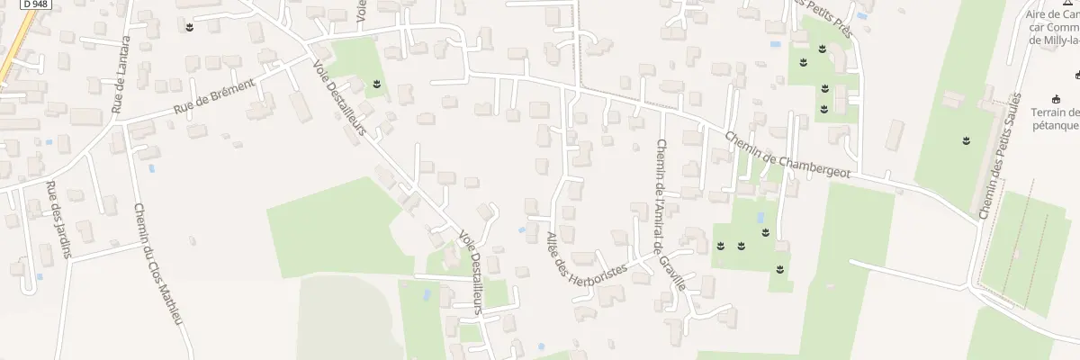 Plan du 11 All des Herboristes à Milly-la-Forêt