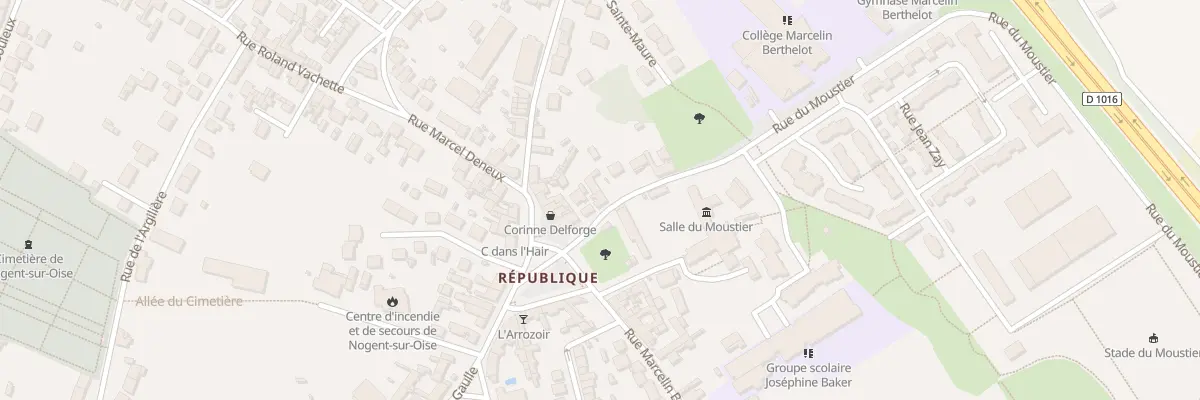Plan du 3 Rue du Moustier à Nogent-sur-Oise