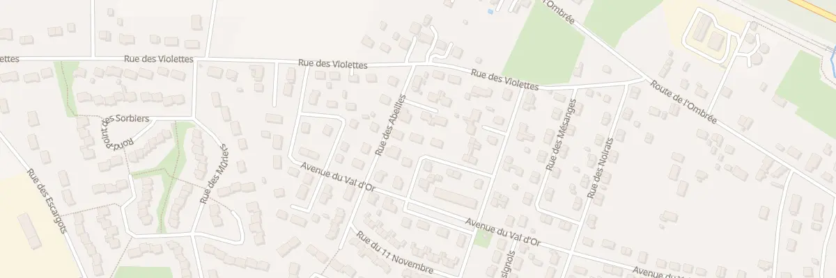 Plan du 8 Rue des Paquerettes à Orval