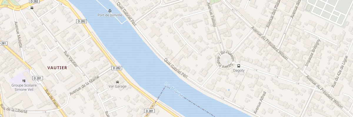 Plan du 53 Quai Gabriel Péri à Joinville-le-Pont