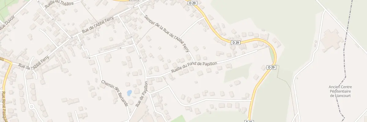 Plan du 7 Rle du Fond de Papillon à Liancourt