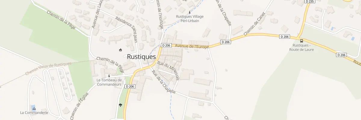 Plan du 4 Rue des Remparts à Rustiques
