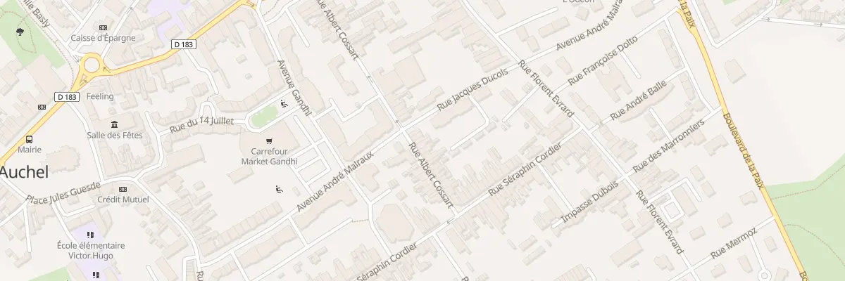 Plan du 39 Rue Albert Cossart à Auchel