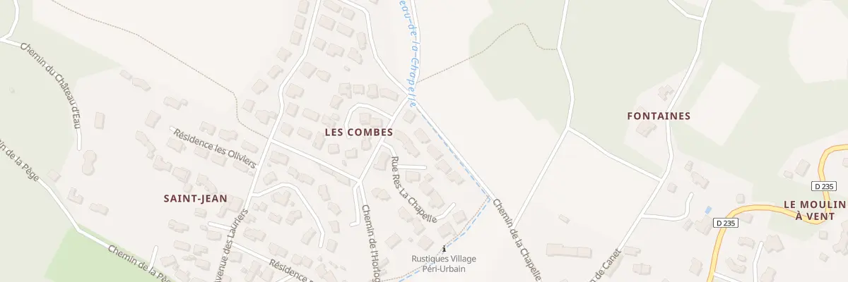 Plan du 7 Rue Res La Chapelle à Rustiques