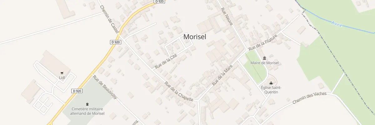 Plan du 5160 Rue de la Cité à Morisel
