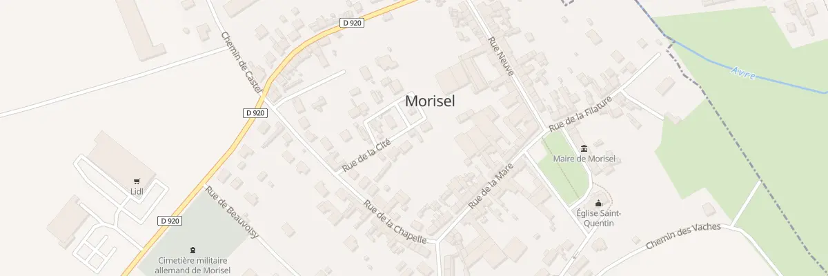 Plan du 2 Rue de la Cité à Morisel