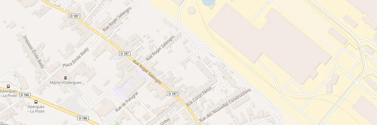 Plan du 147 Rue Roger Salengro à Isbergues