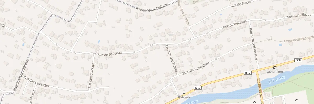 Plan du 95 Rue de Bellevue à Yerres