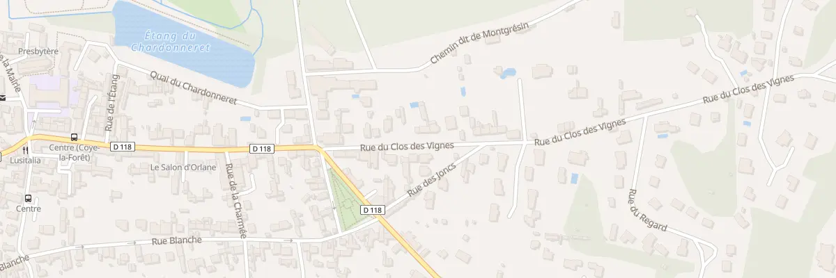 Plan du 7Q Rue du Clos des Vignes à Coye-la-Forêt