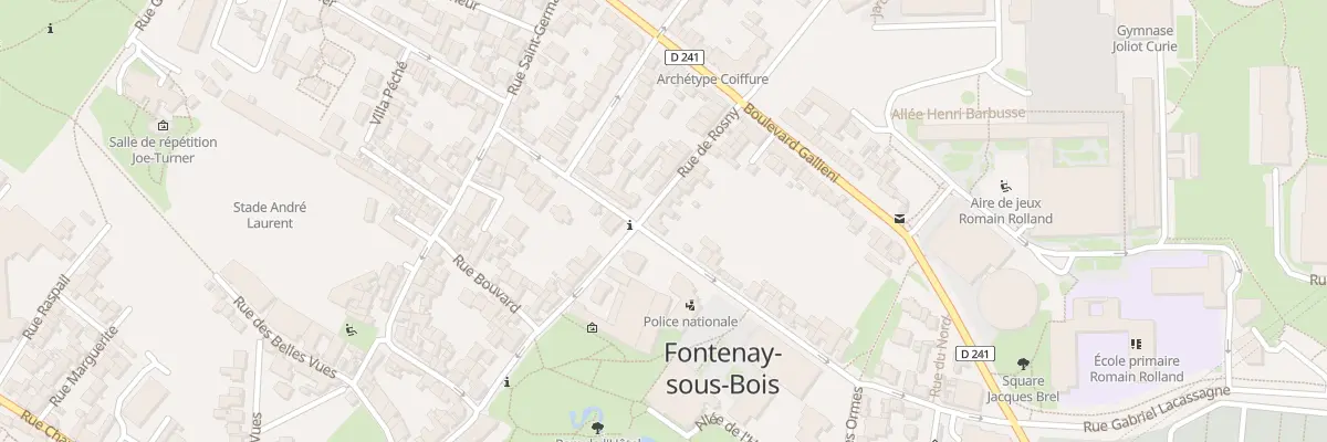 Plan du 15 Rue Guérin Leroux à Fontenay-sous-Bois