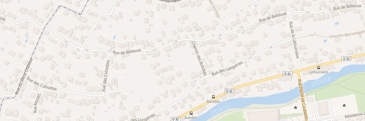 Plan du 97 Rue de Bellevue à Yerres