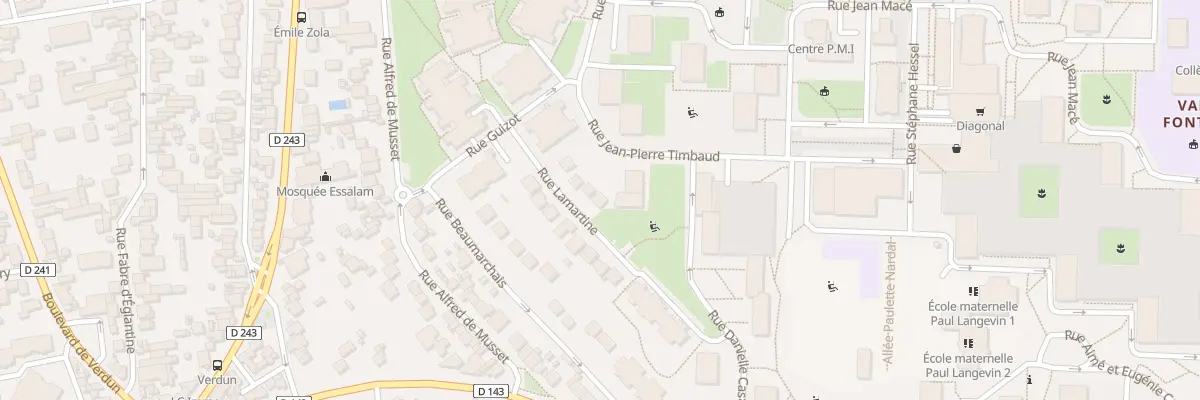 Plan du 7 Rue Lamartine à Fontenay-sous-Bois