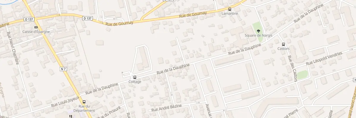 Plan du 74 Rue de la Dauphine à Corbeil-Essonnes