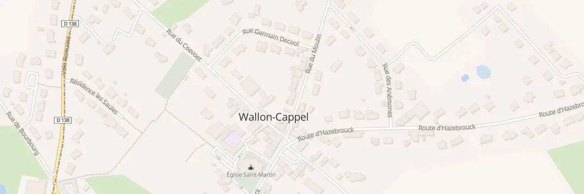Plan du 55 Rue du Moulin à Wallon-Cappel