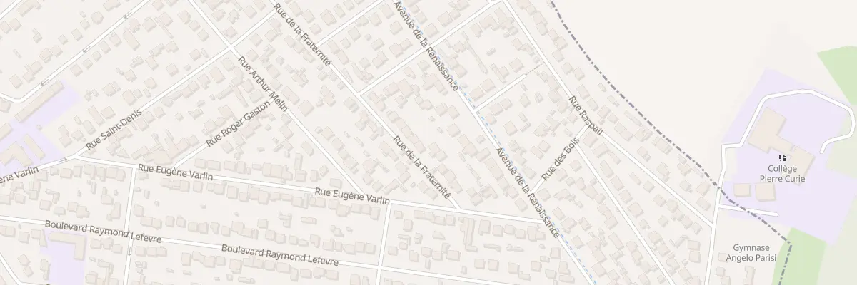 Plan du 16 Rue de la Fraternite à Goussainville
