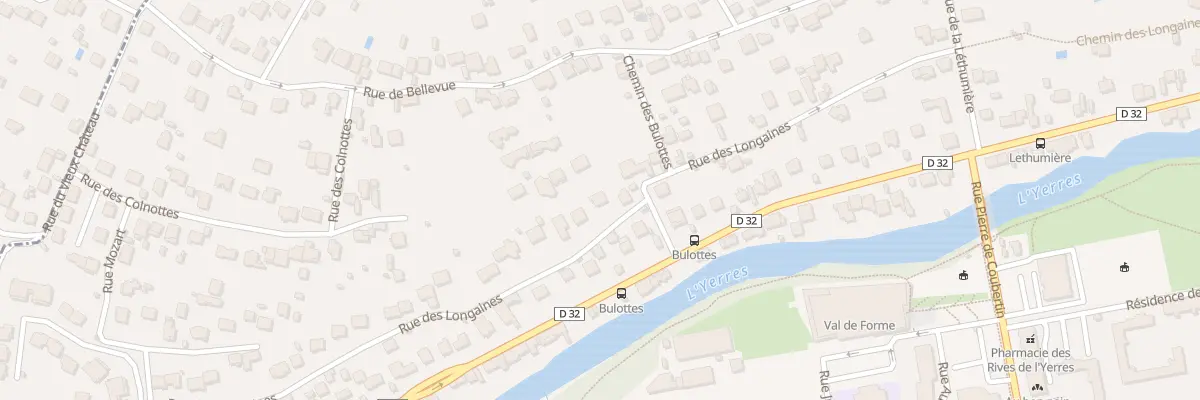Plan du 55 Rue des Longaines à Yerres