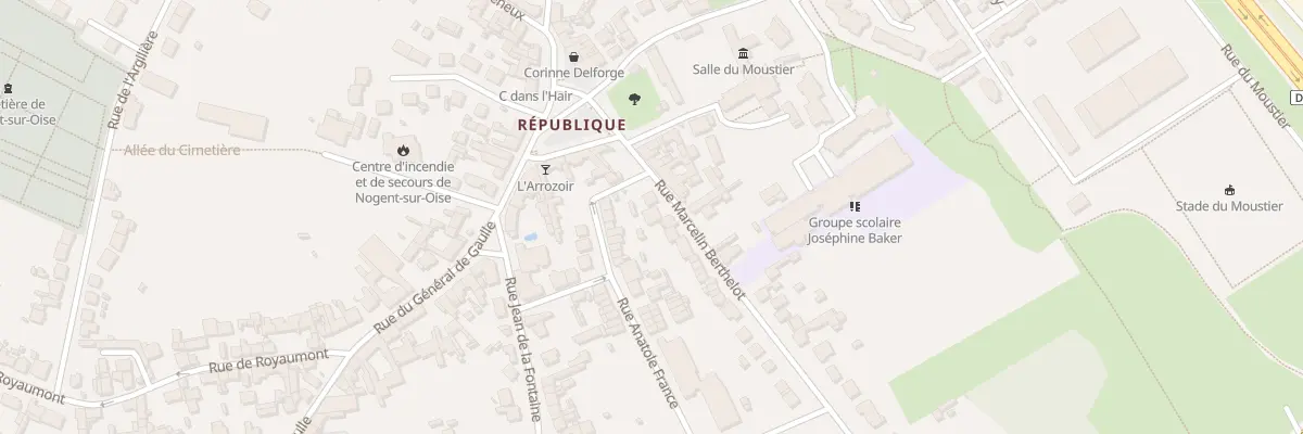 Plan du 4B Rue Marcelin Berthelot à Nogent-sur-Oise