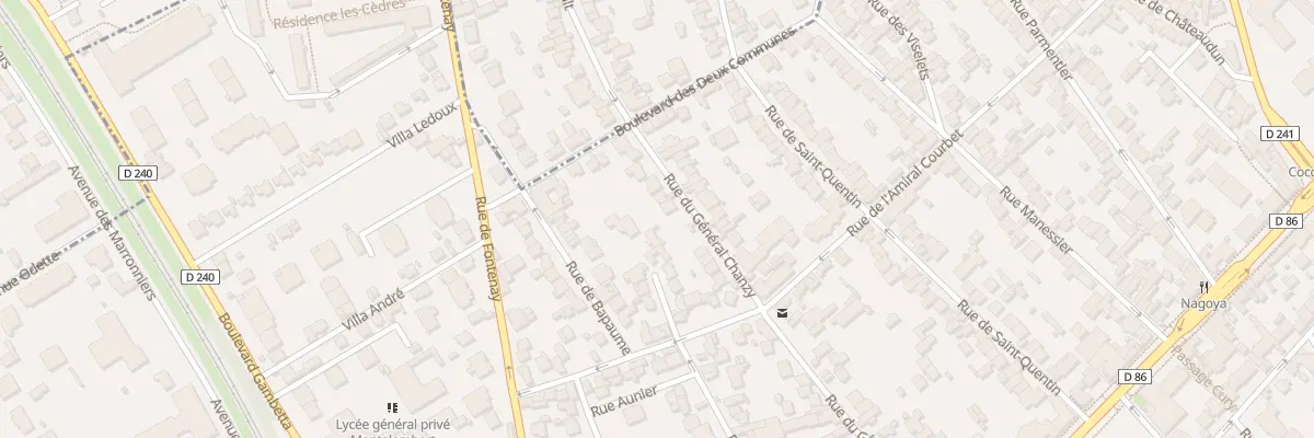 Plan du 47 Rue General Chanzy à Nogent-sur-Marne