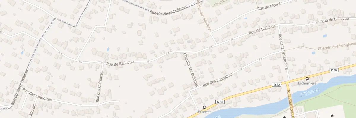 Plan du 93 Rue de Bellevue à Yerres