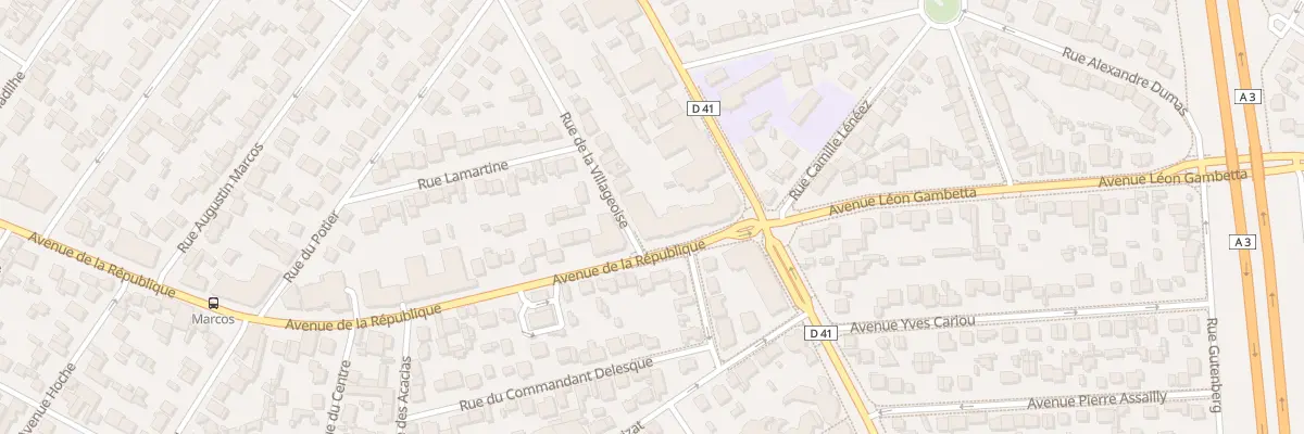 Plan du 135 Av de la République au Blanc-Mesnil
