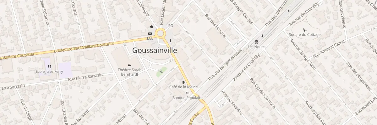 Plan du 10 Bd Roger Salengro à Goussainville
