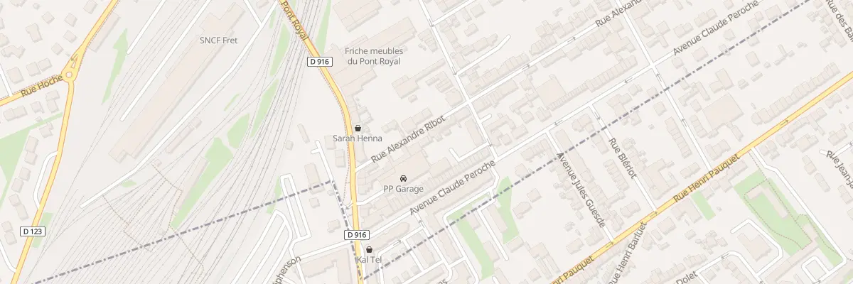 Plan du 8 Rue Alexandre Ribot à Nogent-sur-Oise