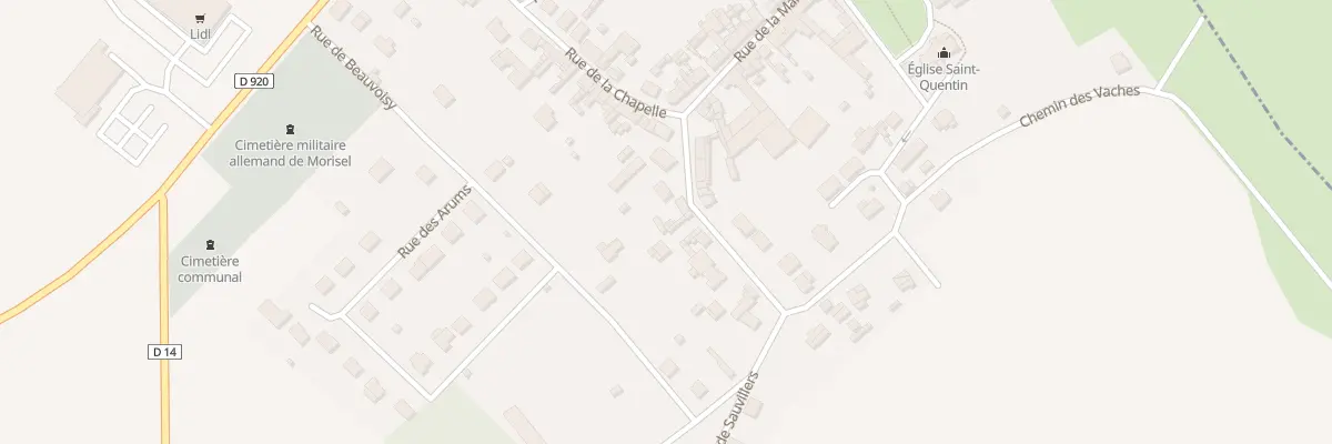 Plan du 4 Rue du Bosquet à Morisel