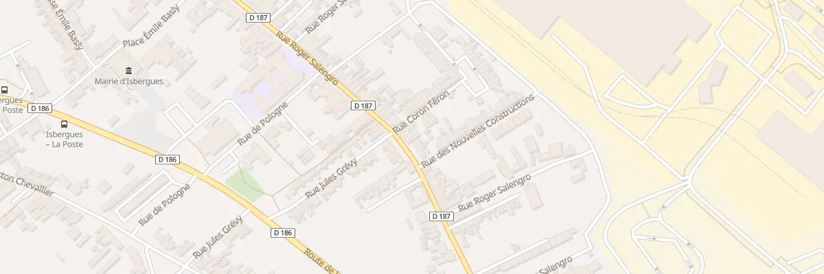 Plan du 193 Rue Roger Salengro à Isbergues