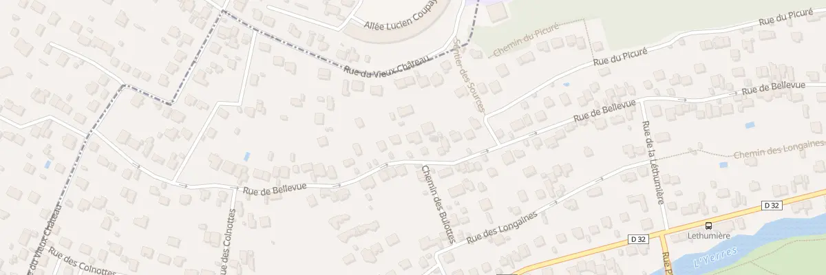 Plan du 132 Rue de Bellevue à Yerres
