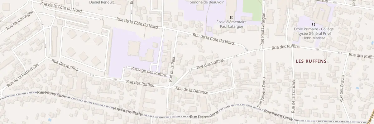 Plan du 71 Rue des Ruffins à Montreuil