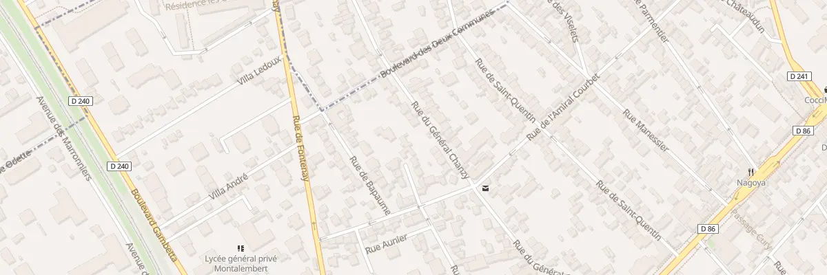 Plan du 45 Rue General Chanzy à Nogent-sur-Marne