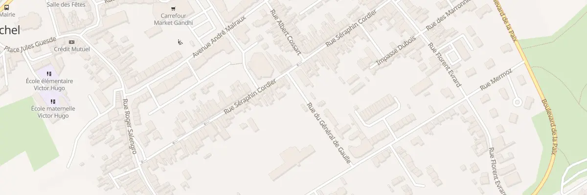 Plan du 60 Rue Séraphin Cordier à Auchel