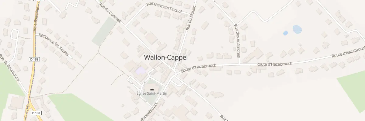 Plan du 28 Rue du Moulin à Wallon-Cappel