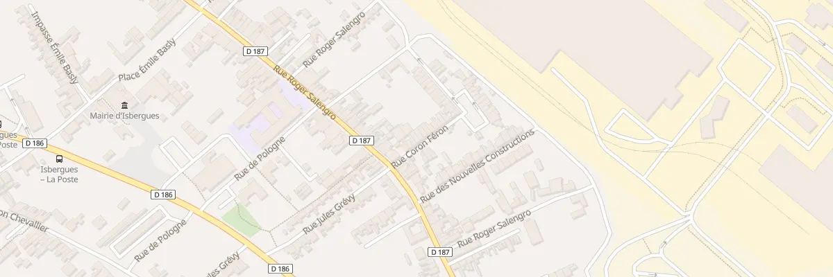 Plan du 4 Rue Coron Feron à Isbergues