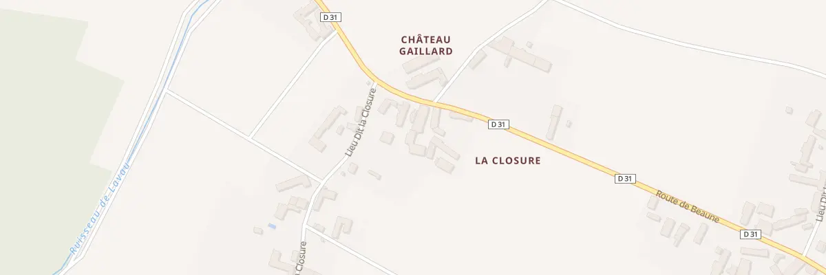 Plan du 31 Rte de Beaune à Juranville