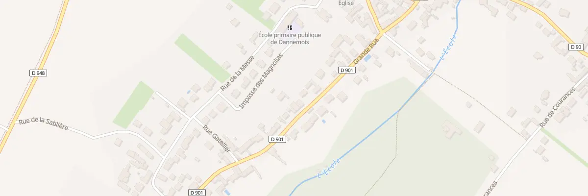 Plan du 22 Gr Grande Rue à Dannemois