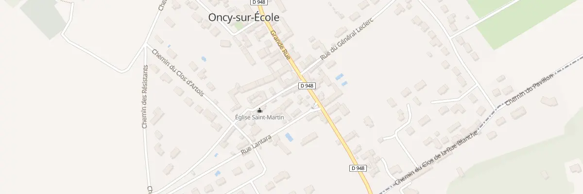 Plan du 5011 Le Village à Oncy-sur-École