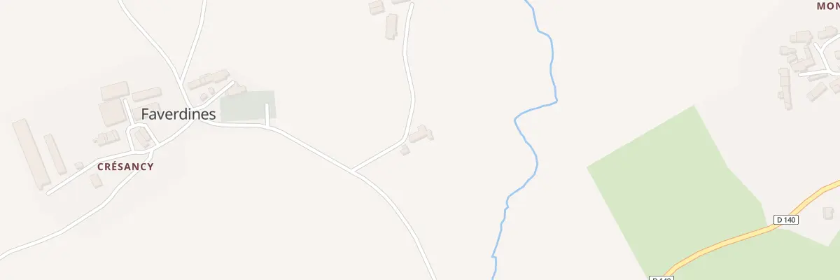 Plan du 1 Le Moulin Neuf à Faverdines
