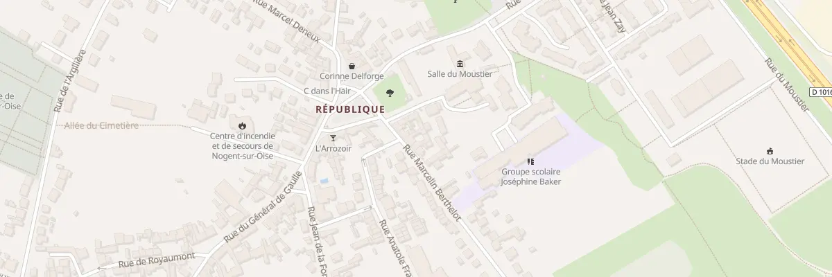 Plan du 1 Rue Marcelin Berthelot à Nogent-sur-Oise