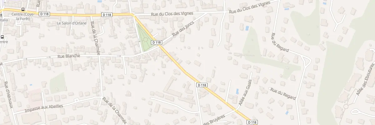 Plan du 9 Av de la Gare à Coye-la-Forêt